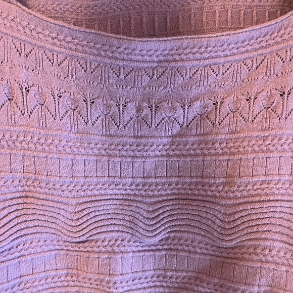 Cropped violet sweater - Picture 2 of 2
